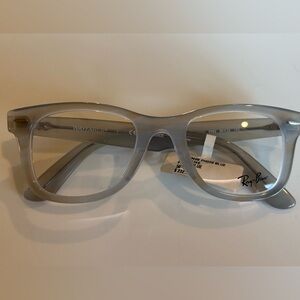 Ray-Ban Clear Gray Wayfarer Eyeglasses
